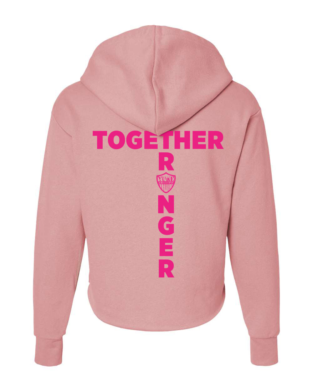 YUNE Crossfit Stronger Together Women's Crop Hoodie