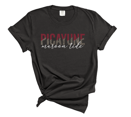Picayune Leopard Split tee