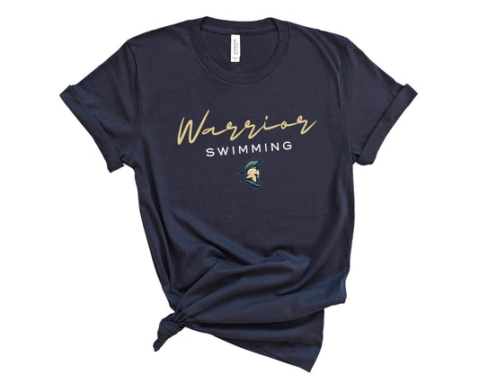 Warrior Swimming Cotton Tee