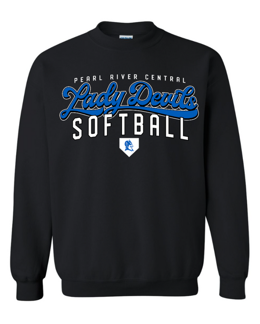 Lady Devils Script Crewneck Sweatshirt