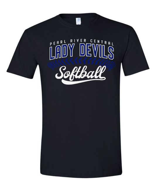 Lady Devils Softball Softstyle tee