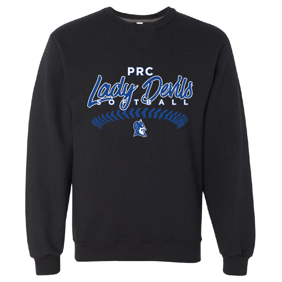 Crewneck Sweatshirt - Lady Devils Softball