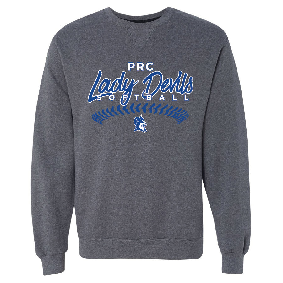 Crewneck Sweatshirt - Lady Devils Softball
