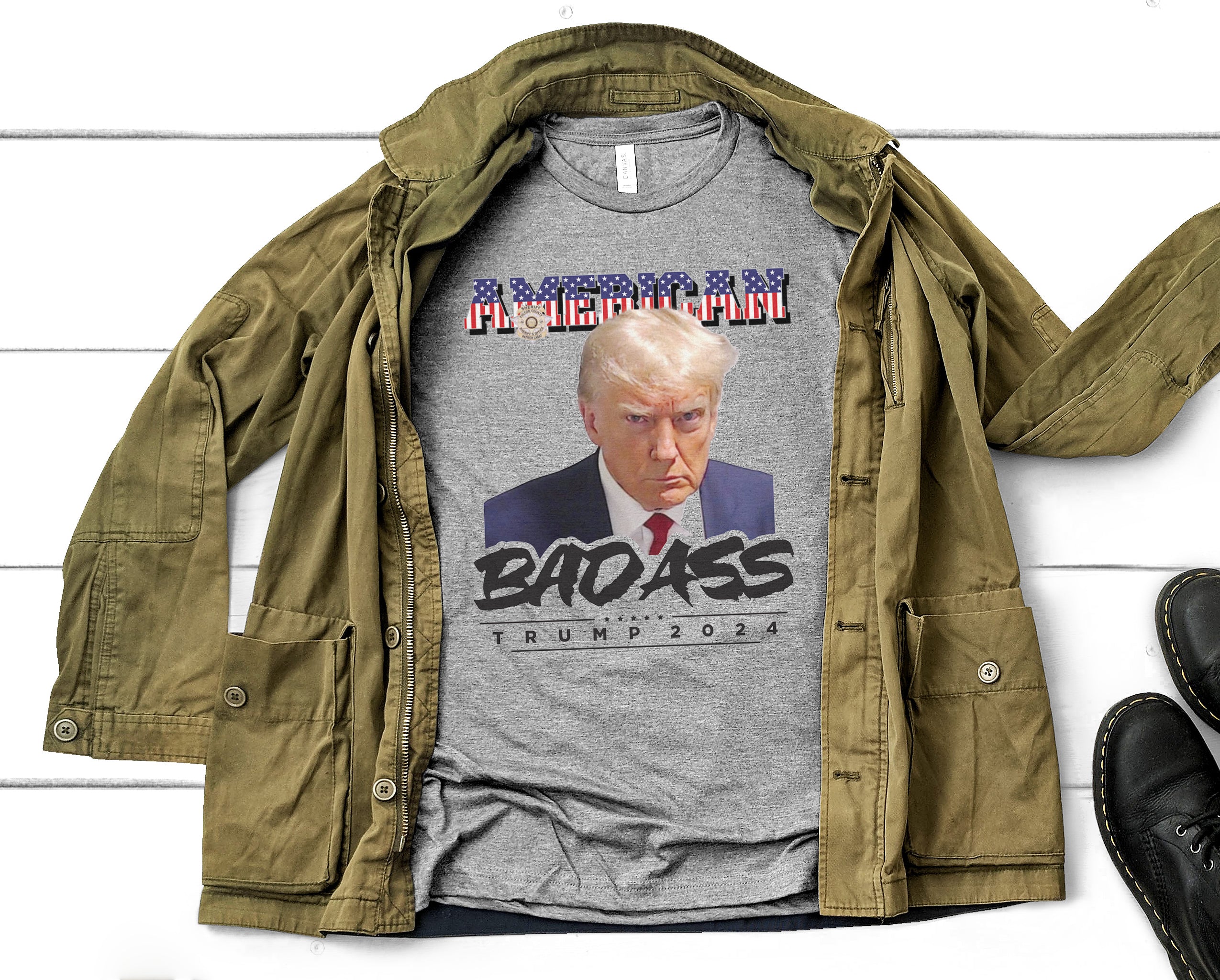 American Badass Trump Tee – Barousse Designs