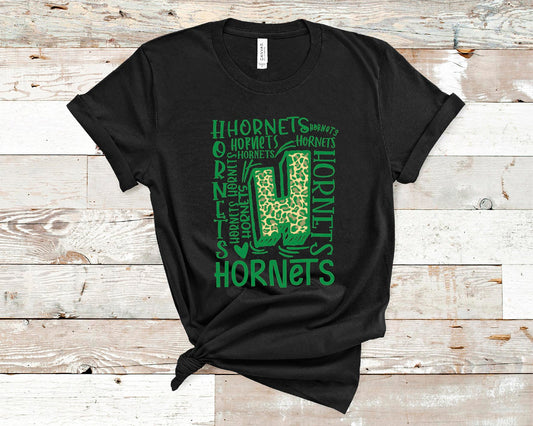 Leopard Hornets Adult tee