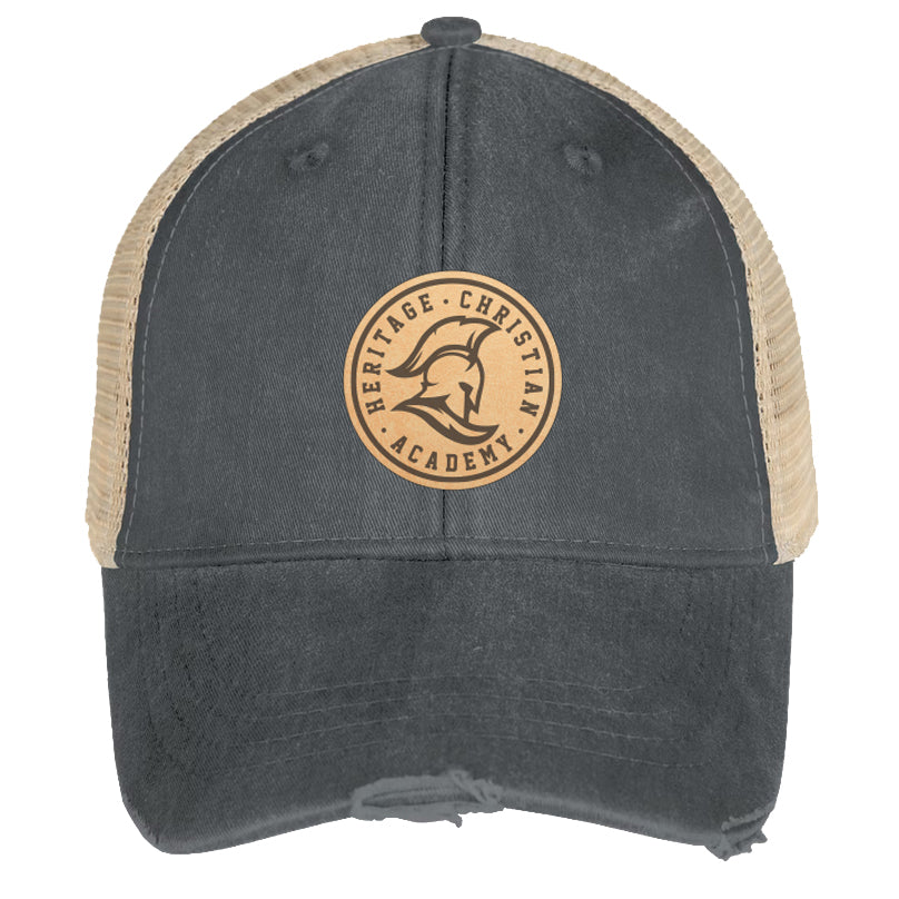 Warriors Leather Patch Hat