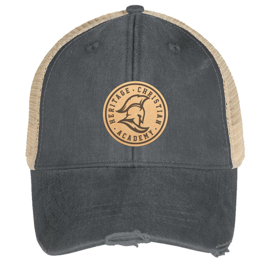 Warriors Leather Patch Hat