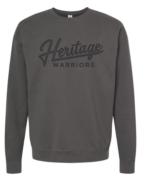 ***Uniform Approved*** Embroidered Basic Fleece Crewneck Sweatshirt