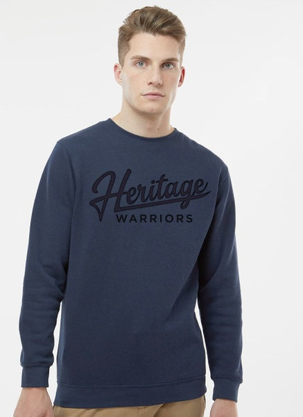 ***Uniform Approved*** Embroidered Premium Fleece Crewneck Sweatshirt