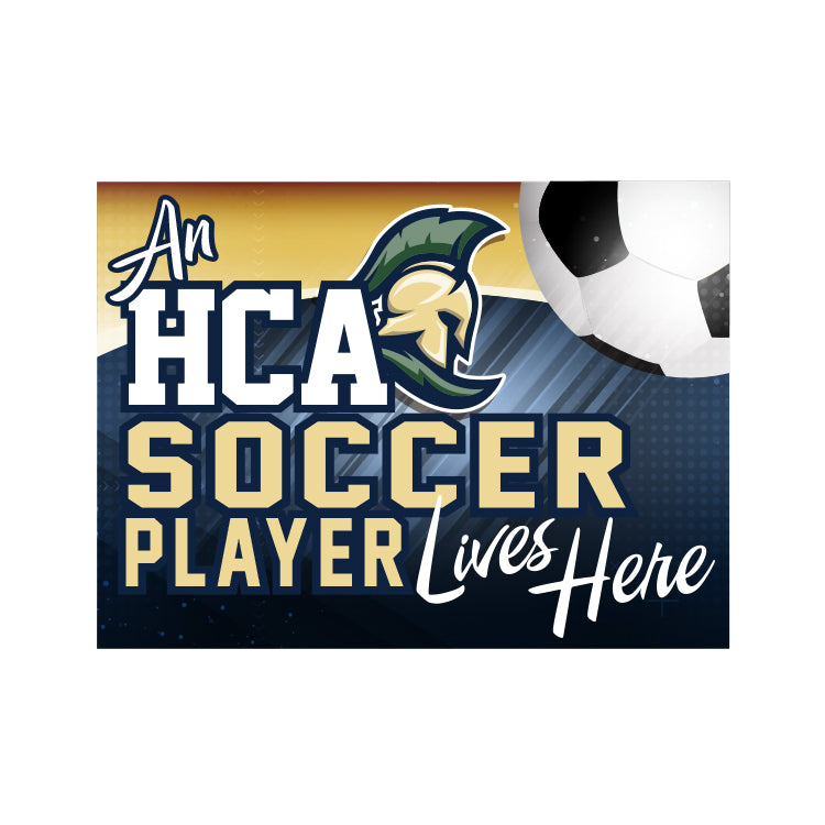 HCA Sports Player Yard Sign