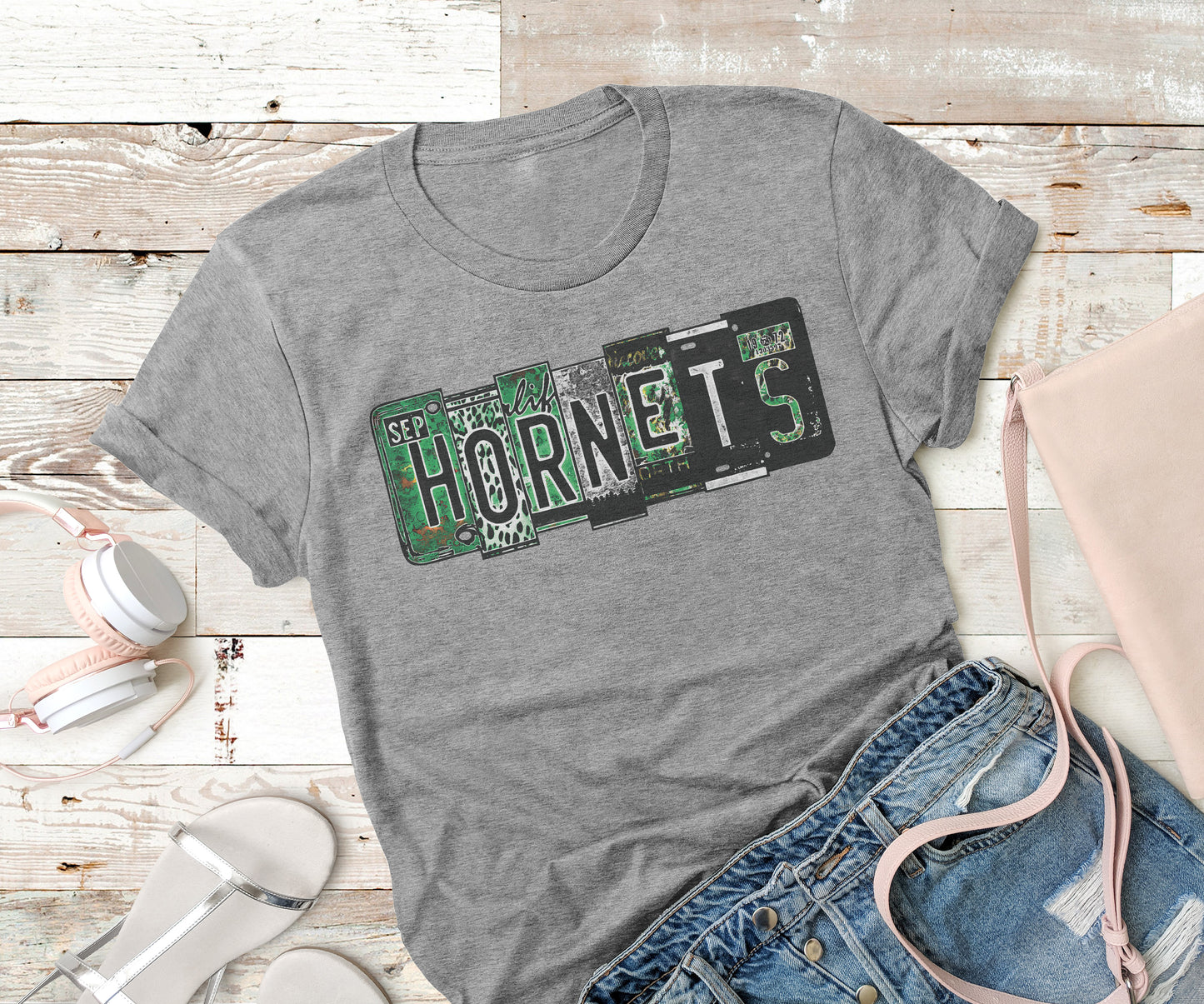 Hornets License Plate Spirit Tee