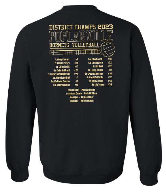PHS Volleyball District Champs Sweatshirt