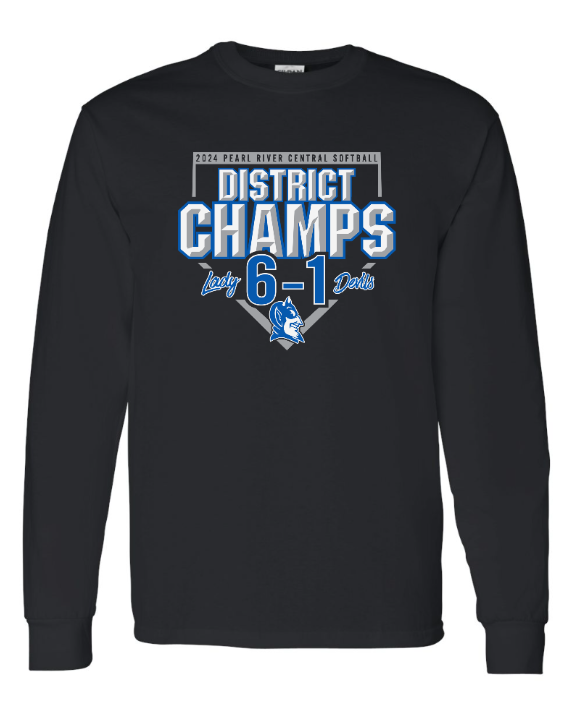 PRC Softball District Champions Long-Sleeve TShirt