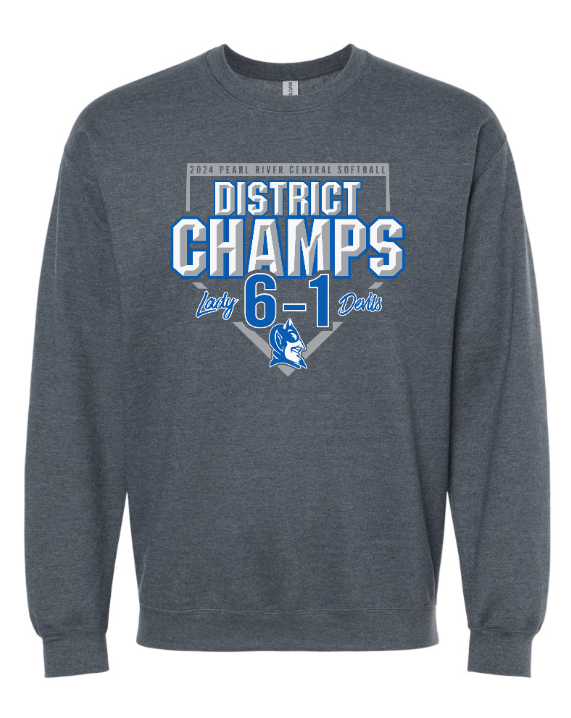 PRC Softball District Champions Sweatshirt