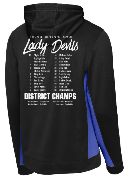 PRC Softball District Champions Performance Hoodie