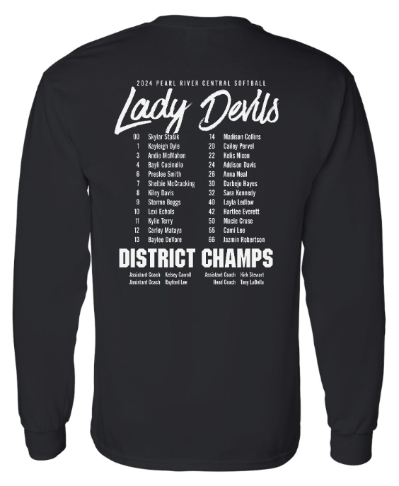 PRC Softball District Champions Long-Sleeve TShirt