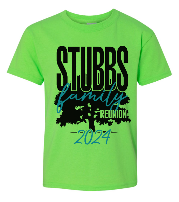 Stubbs 2024 Family Reunion Tee YOUTH