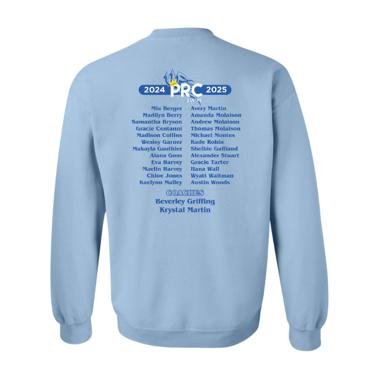 PRC Swim Roster Sweatshirt / Hoodie