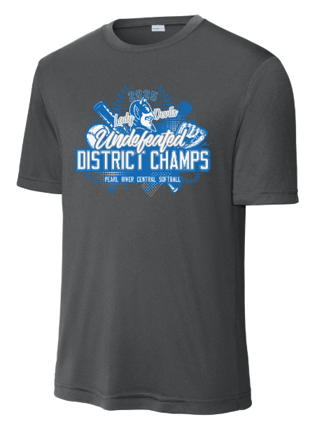2025 PRC Softball District Champions Tshirt