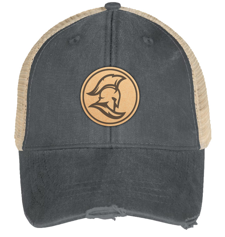 Warriors Leather Patch Hat