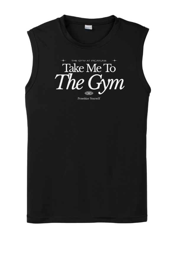 Take Me to The Gym Sleeveless Competitor Tee