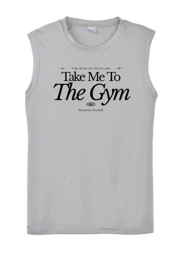 Take Me to The Gym Sleeveless Competitor Tee