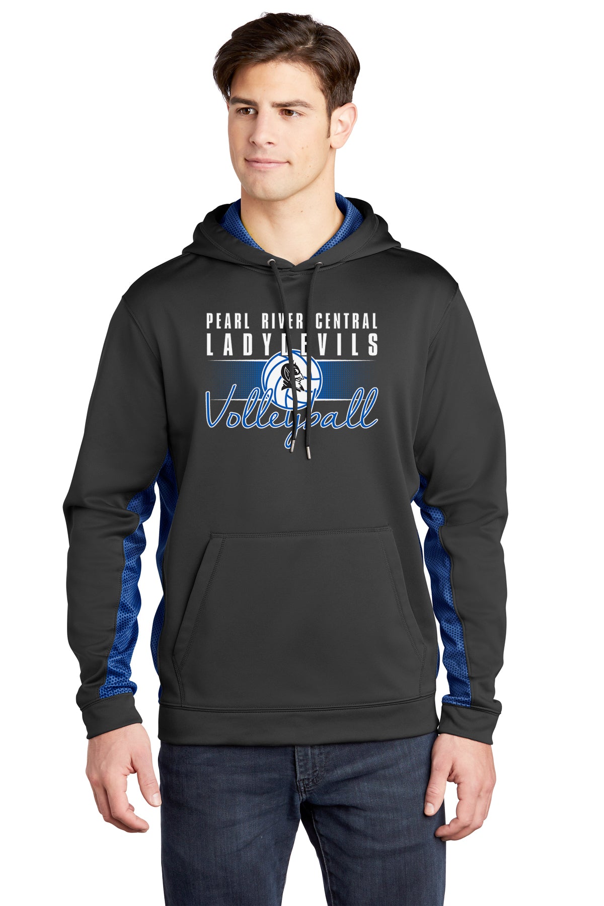 CamoHex Hoodie - Lady Devils Volleyball