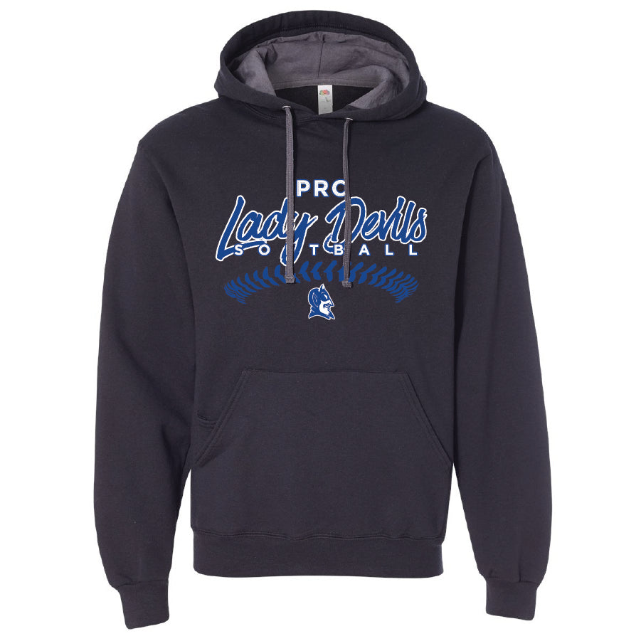 SofSpun Hoodie - Lady Devils Softball