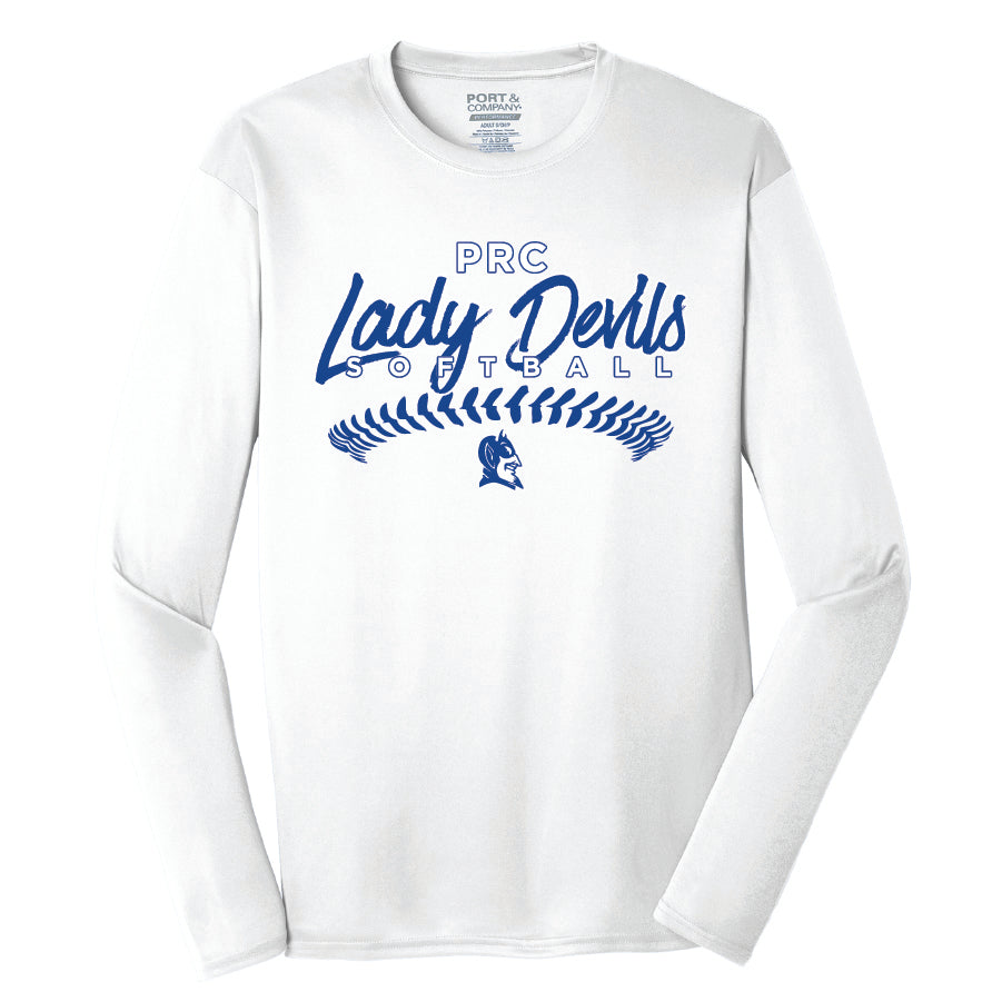 Dryfit Long Sleeve Tee - Lady Devils Softball