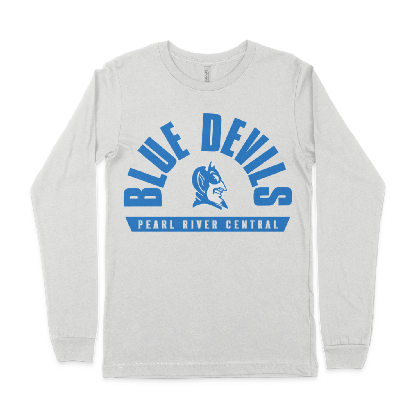 B+C Long Sleeve Tee - Blue Devils Arch